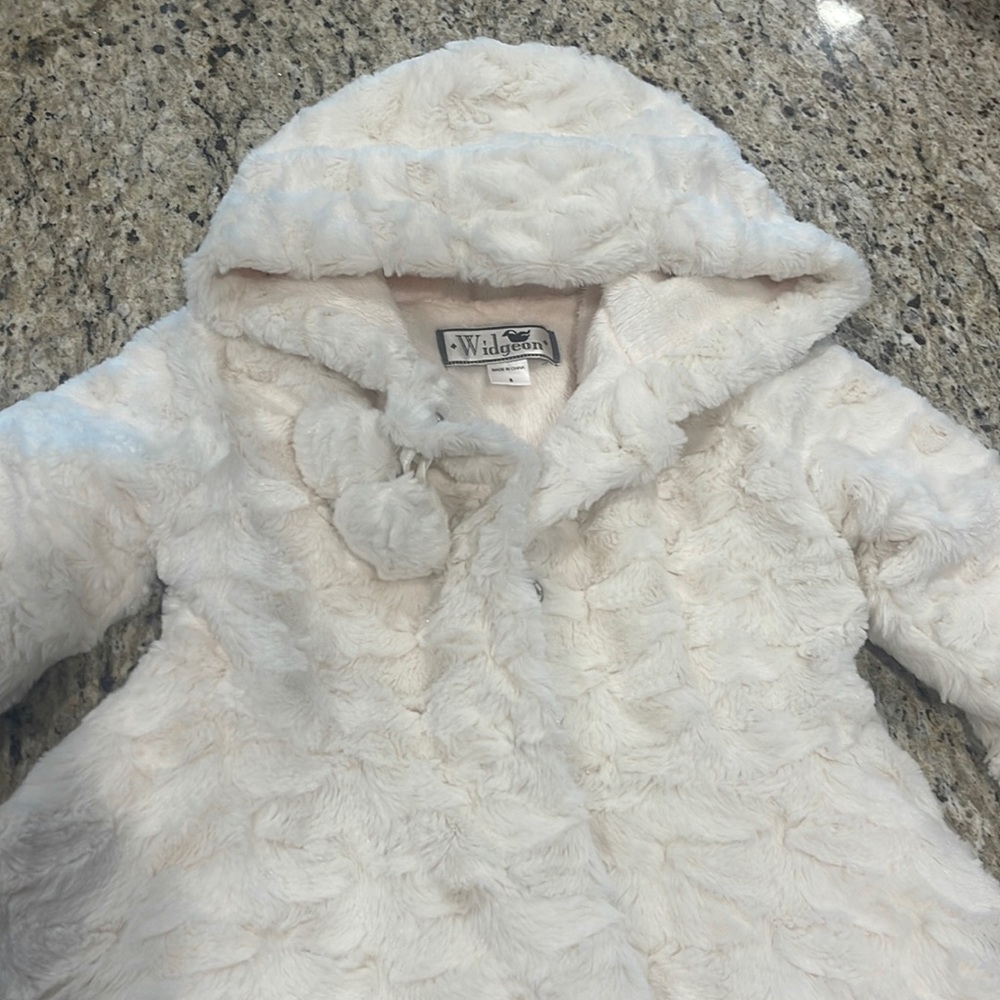 Faux fur coat. Adorable!